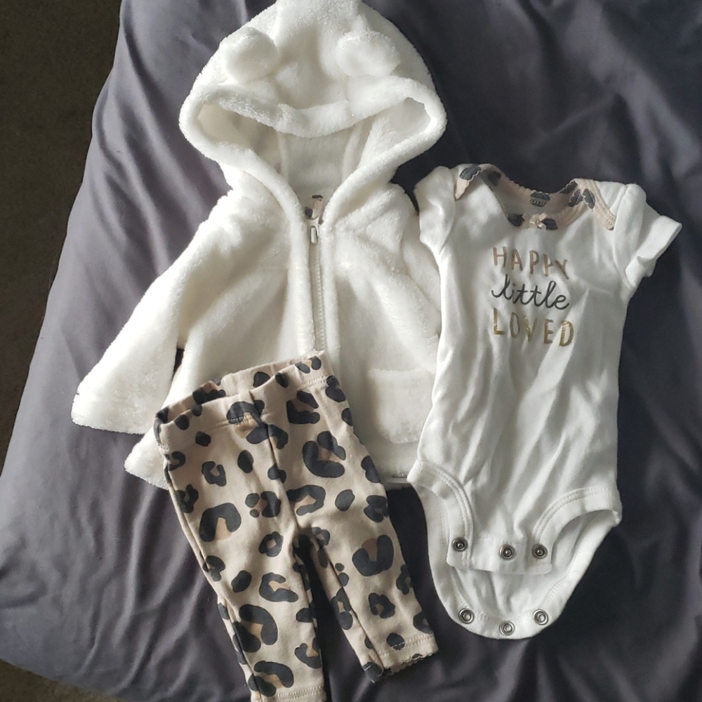 Preemie Zip Up and Outfit